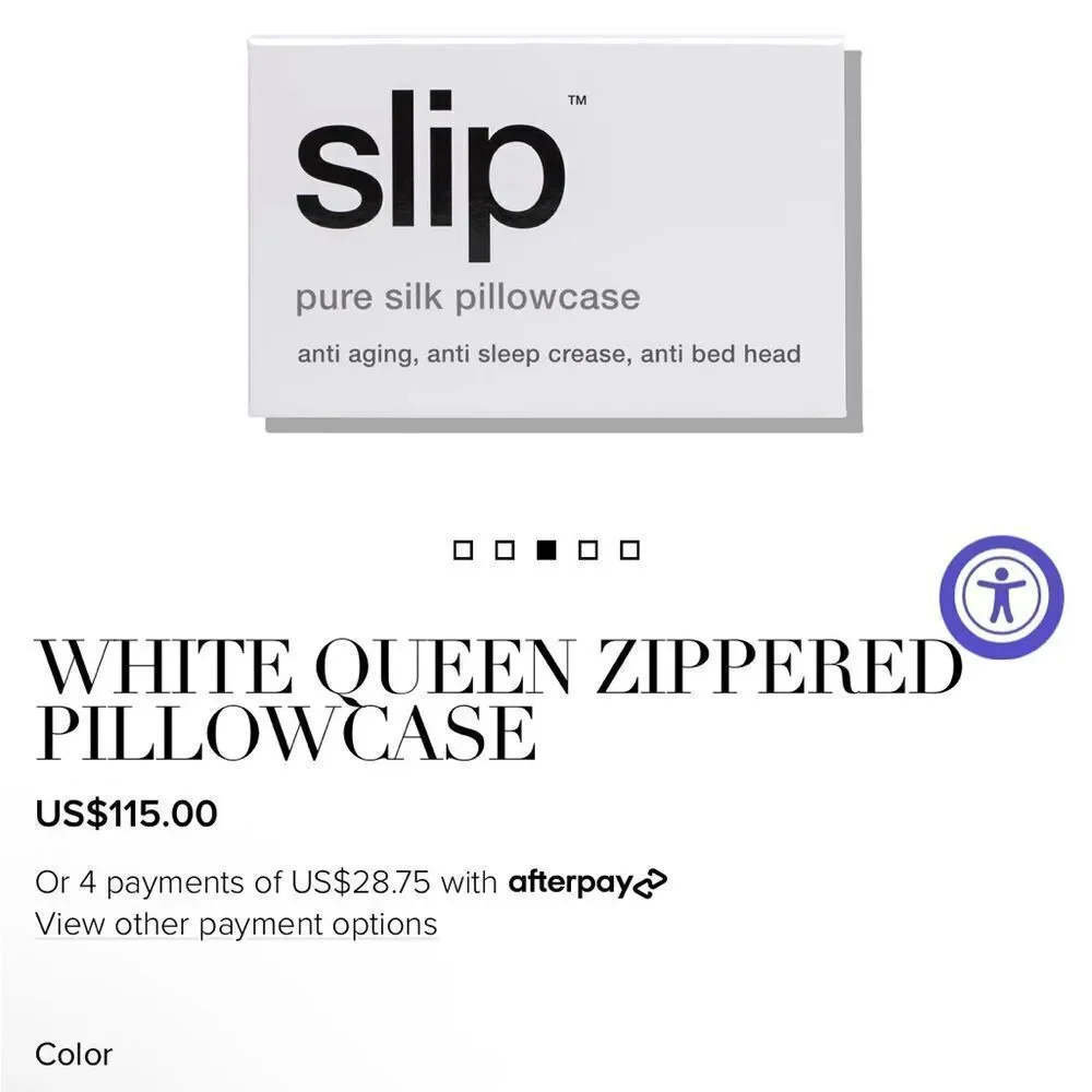 Slip Queen Silk Pillow Cases in Box Queen  Pillow Case with Zipper White